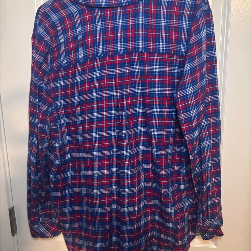 Stunning Women’s Tommy Jeans blue Red Plaid Shirt - Picture 6 of 6